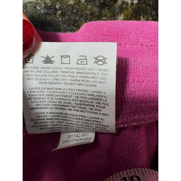 Nike Womens Sweatpants XL Pink Wide-Leg Drawstring Piped Athleisure - Picture 11 of 11